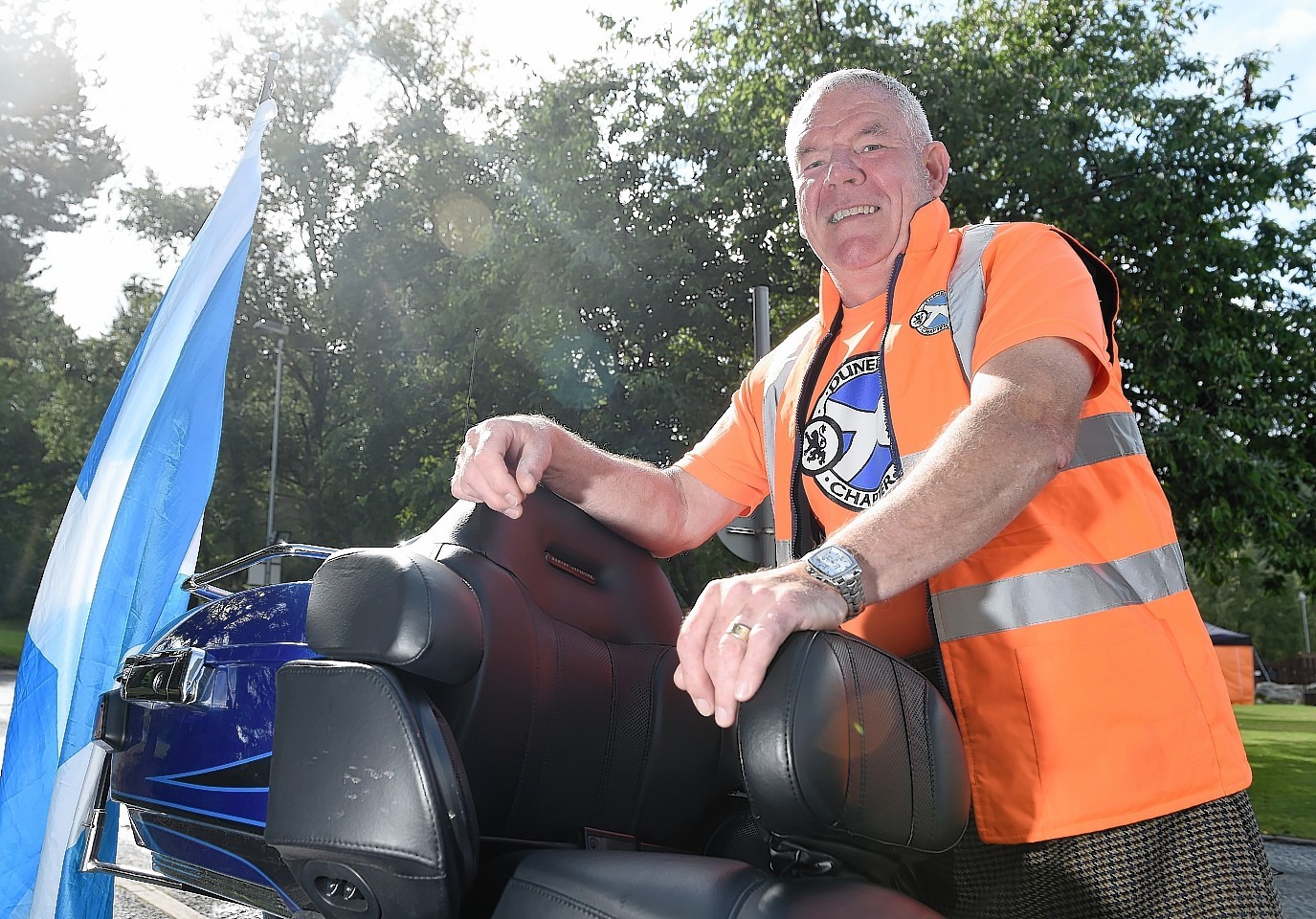 Thunder in the Glens returns to Aviemore. Rally co-ordinator George McGuire as the event gets under way.