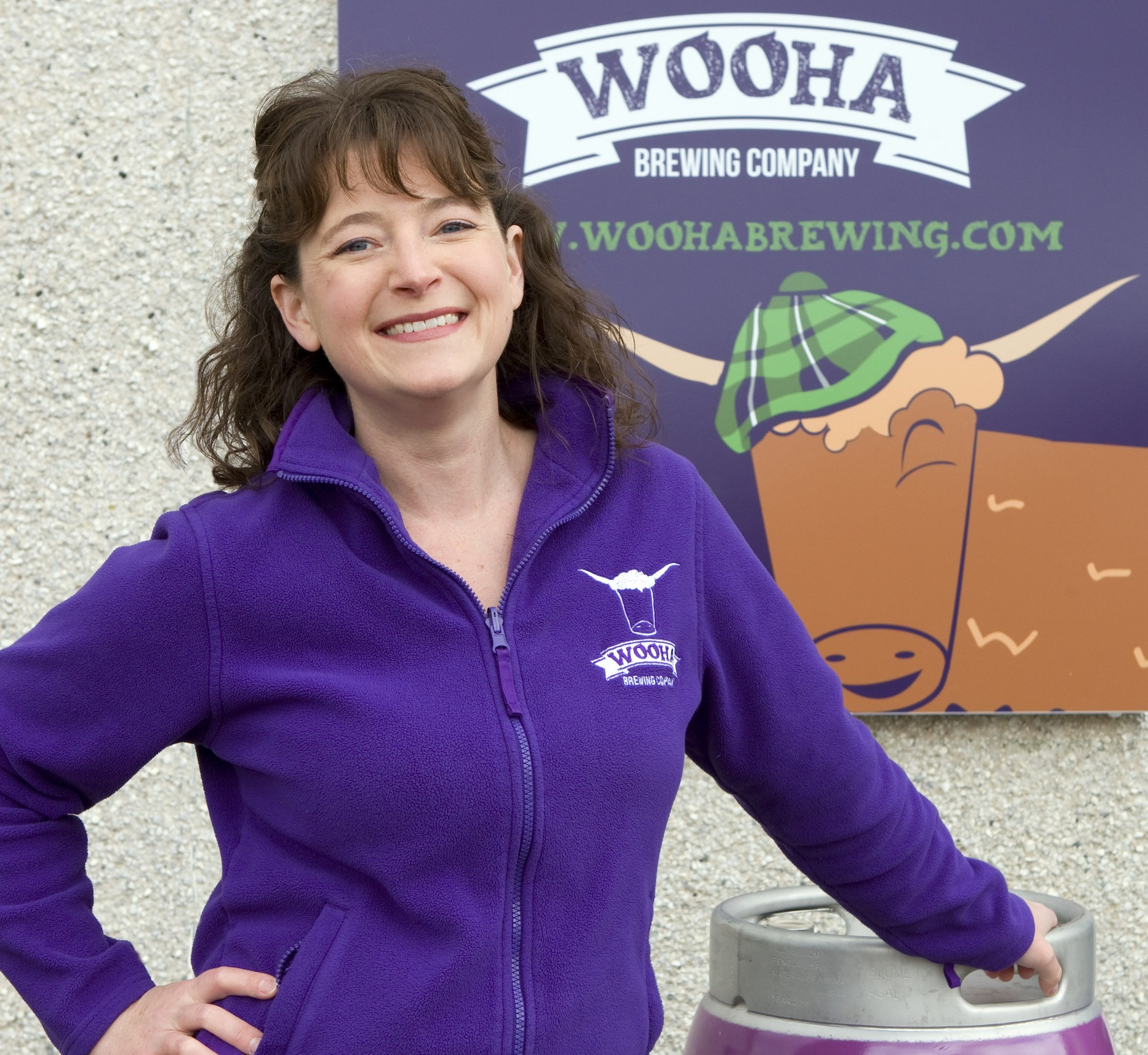 Heather McDonald - owner and head brewer at WooHa Brewing Company