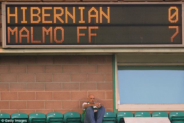 Hibernian 0-7 Malmo