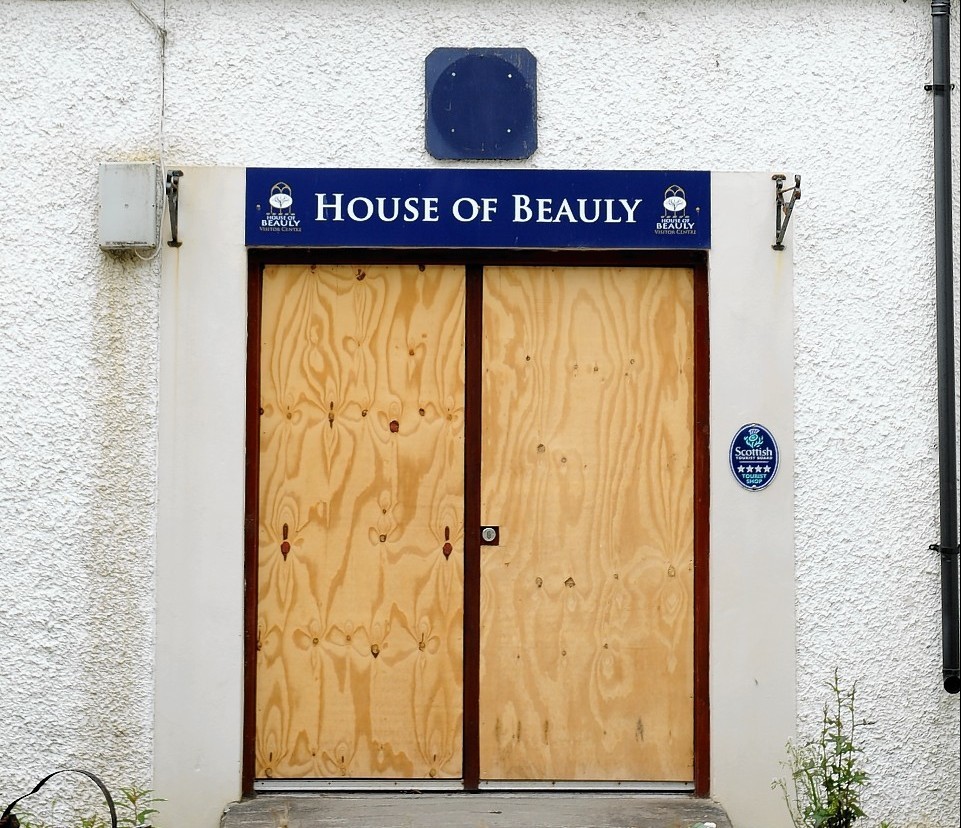 The House of Beauly after it closed in 2013