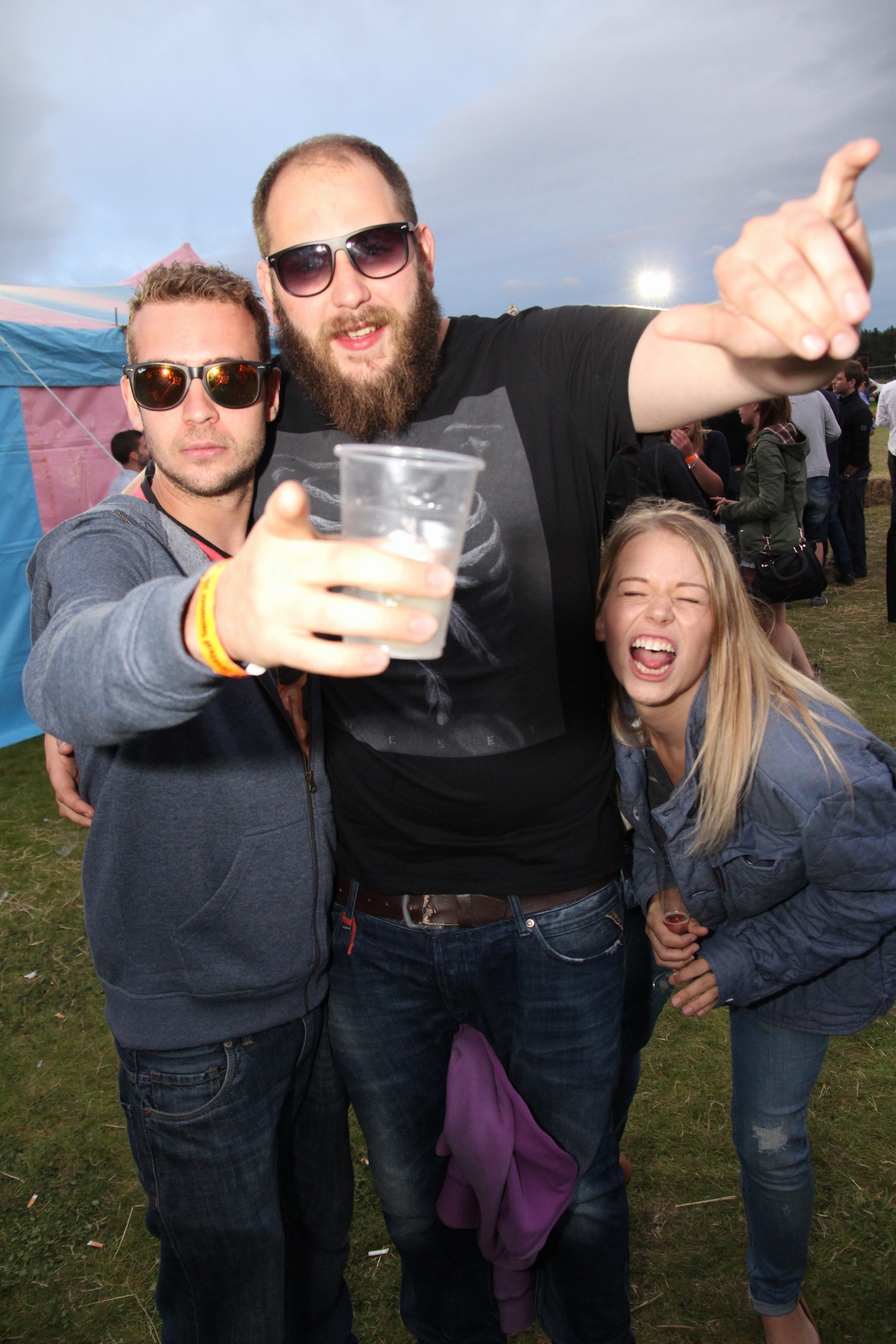 Revelers enjoying this year's Banchory Beer Festival. Picture: Nicol Rosie.