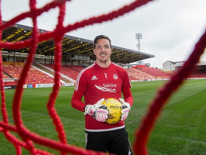 Jamie Langfield has been released from his Dons contract.