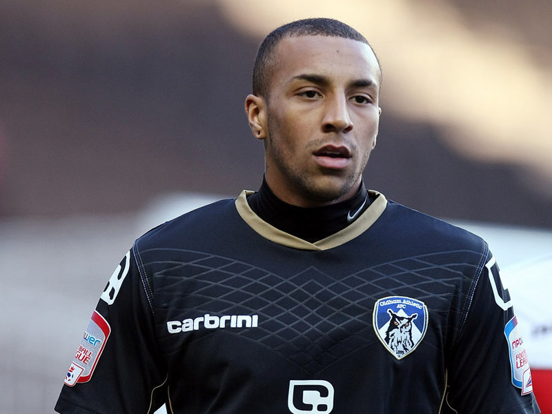 Josh Parker during his time at Oldham Athletic