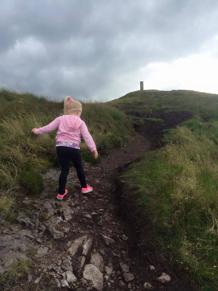 Laila climbs Beinn Lora