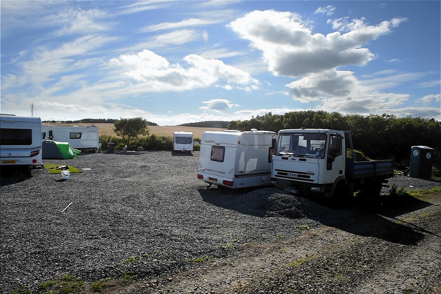 The site at Springhill, near Peterhead.