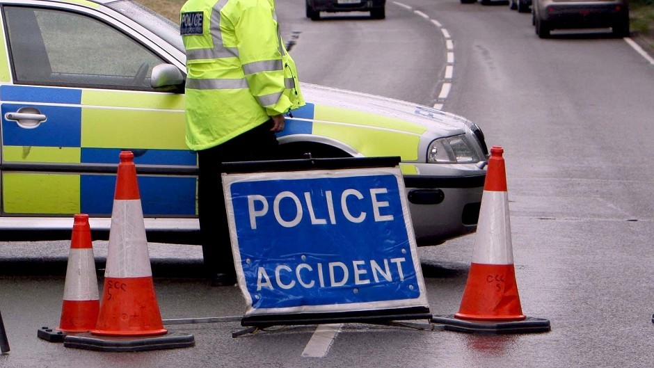 Emergency services were called to a head-on collision on the A82 at Glencoe