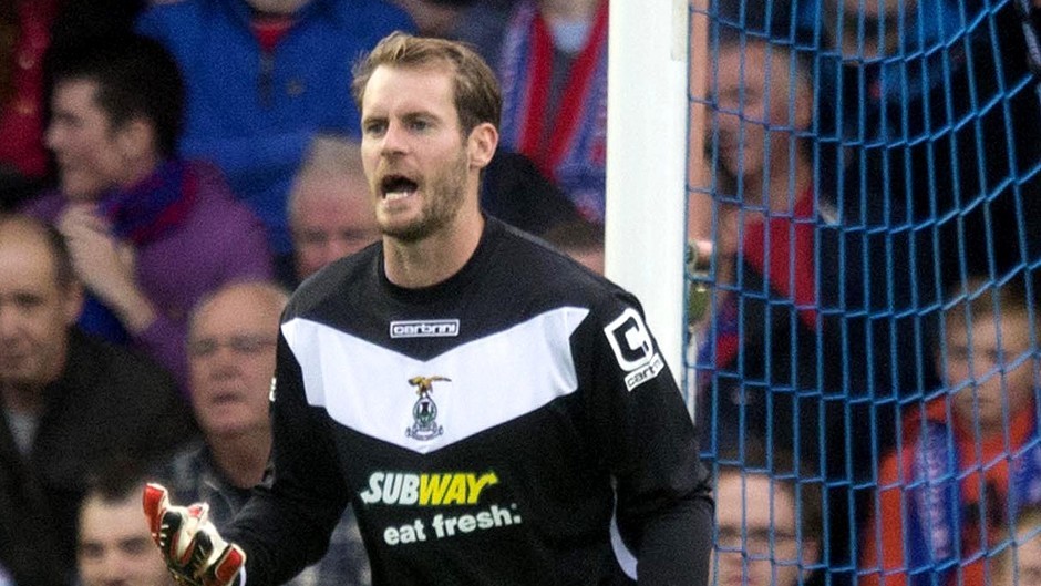 Caley Thistle goalkeeper Owain Fon Williams