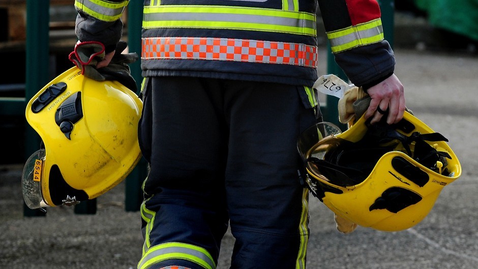 Firefighters are at a house fire in Nairn