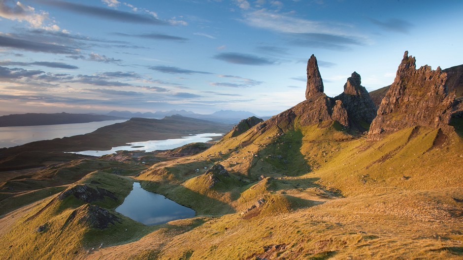 Flights from the central belt to Skye could be re-established