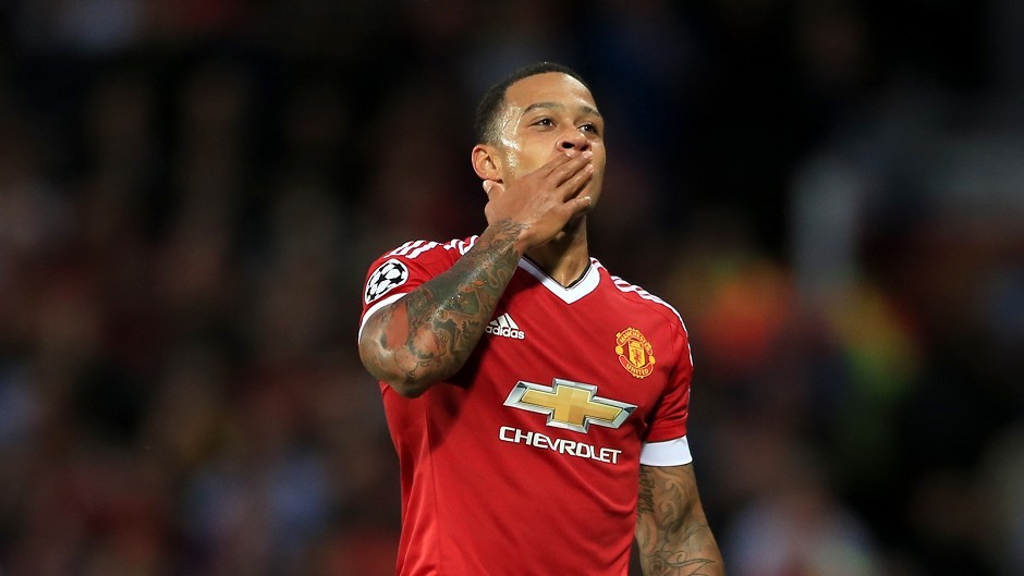Memphis Depay scored twice as Manchester United beat Club Brugge on Tuesday night 