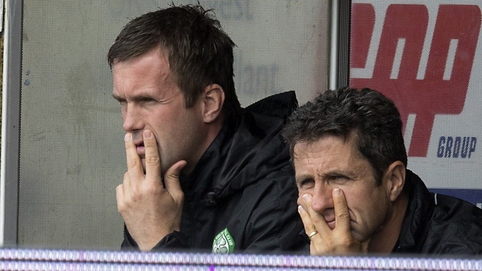 Celtic manager Ronny Deila, left, has defended John Collins, right