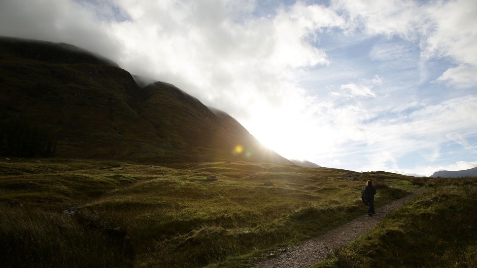 The Carn Mor Dearg Arete ridge is used by experienced hillwalkers to reach the summit of Ben Nevis