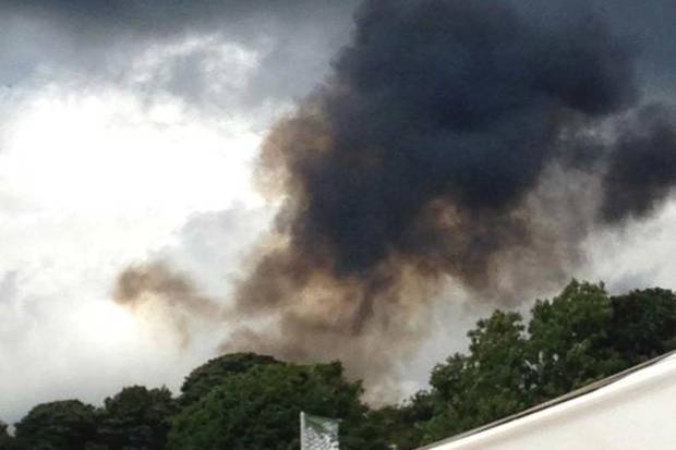 A plane has crashed at the CarFest motoring event