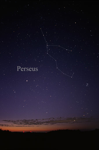 Stargazers are urged to look for the meteors coming from the Perseus constellation