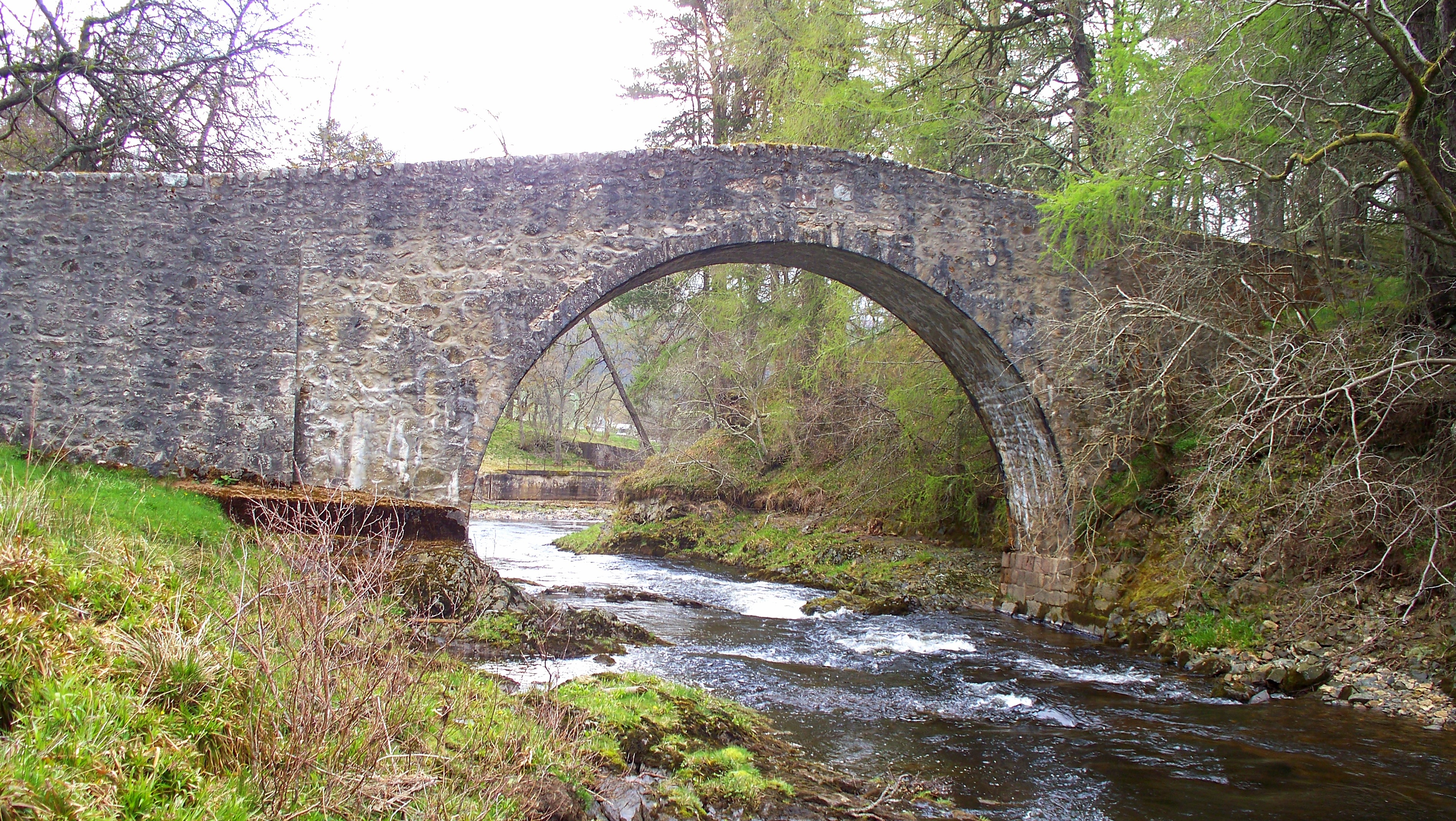 The bridge was first built 300 years ago