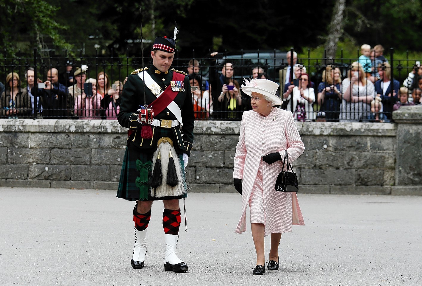 Queen summer residence at Balmoral 2015