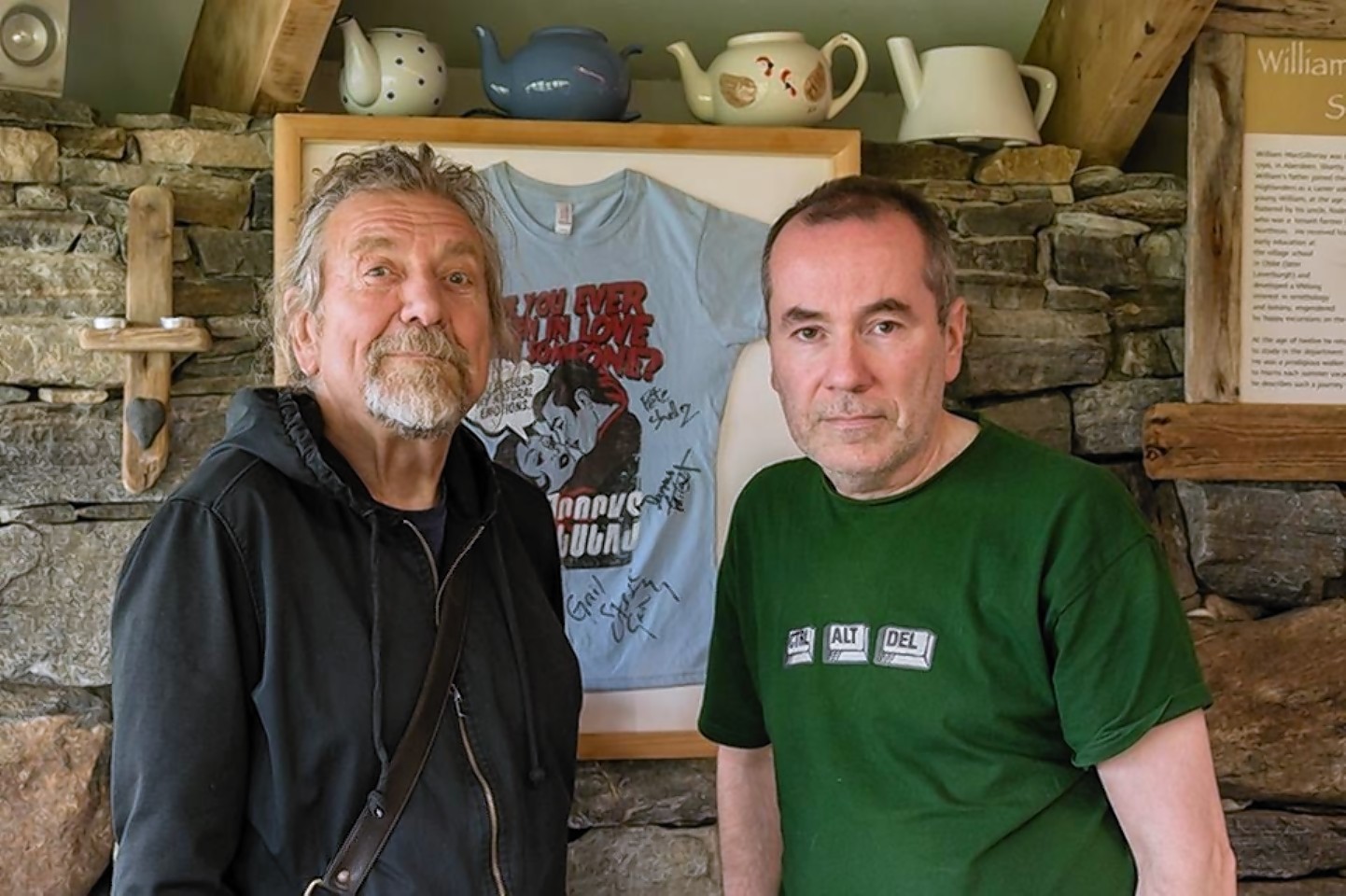 Robert Plant on holiday in Stornoway