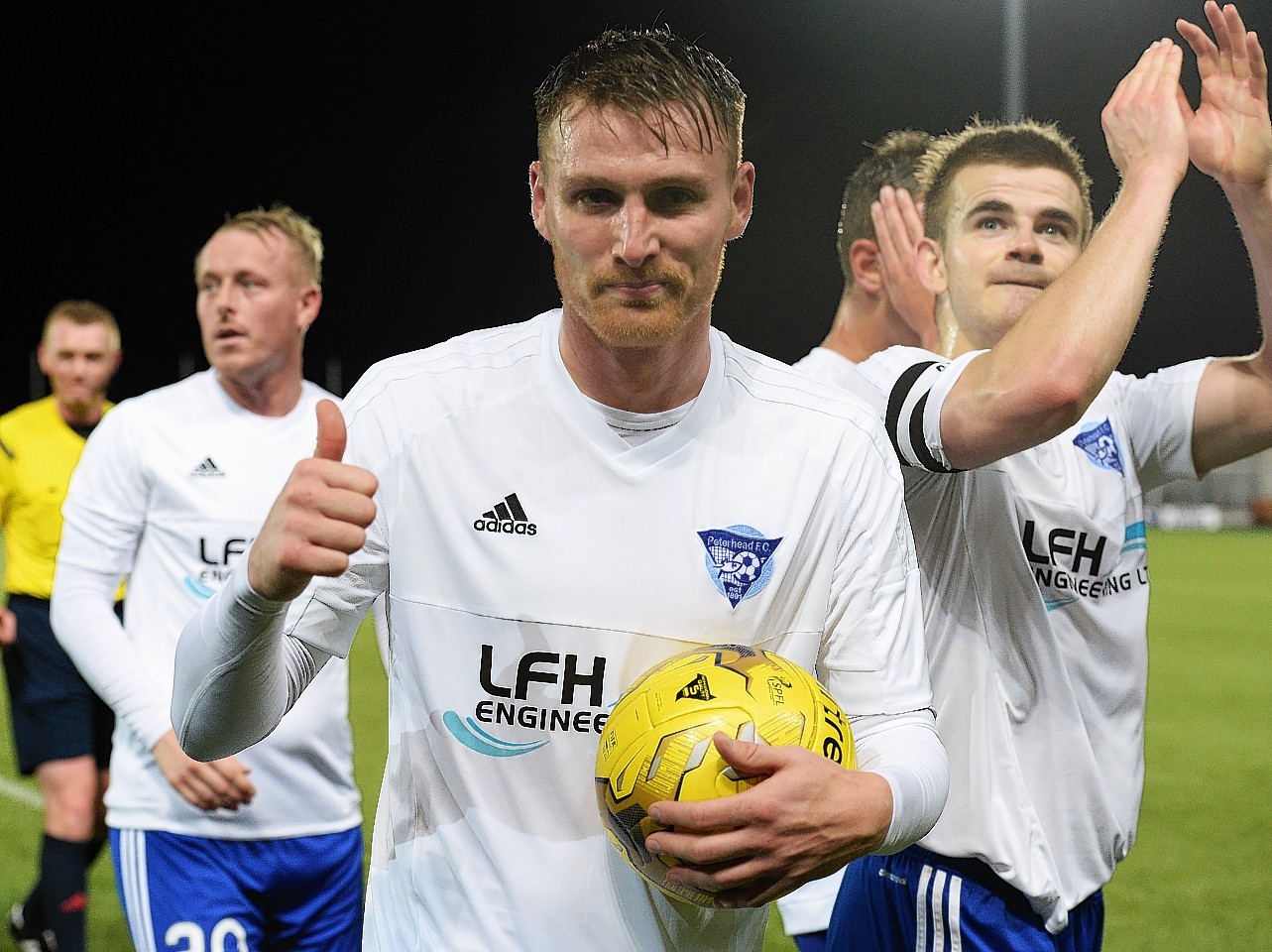 Rory McAllister: The Peterhead forward has scored in every round of the competition.
