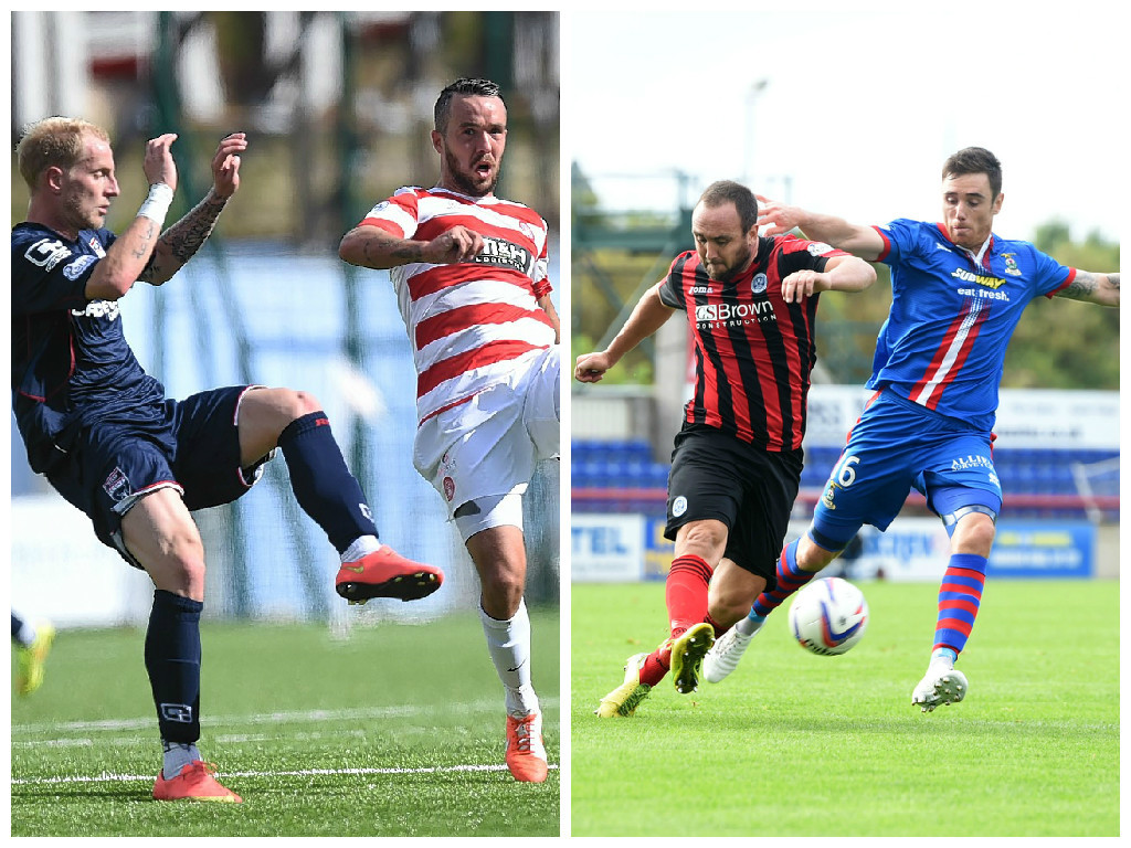 Ross County take on Hamilton and Caley Thistle face St Johnstone this afternoon