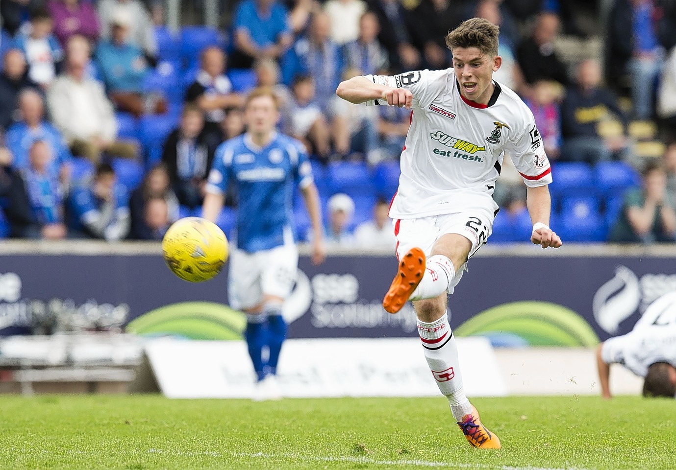 Christie netted for Caley Thistle against St Johnstone on Saturday 