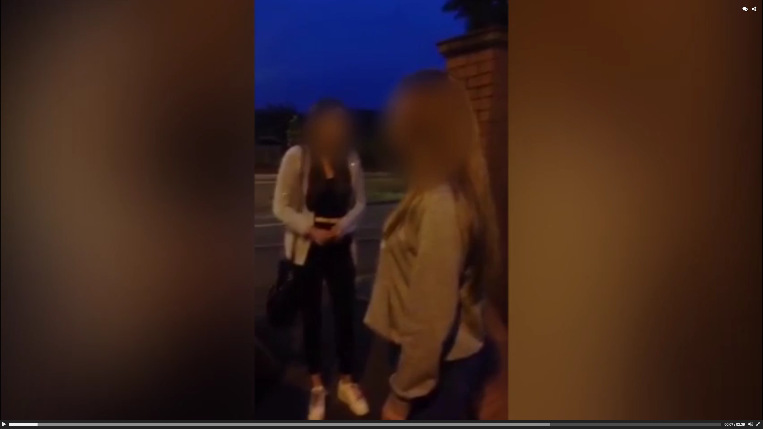 The video of her bullying the two younger girls went viral and was viewed millions of times