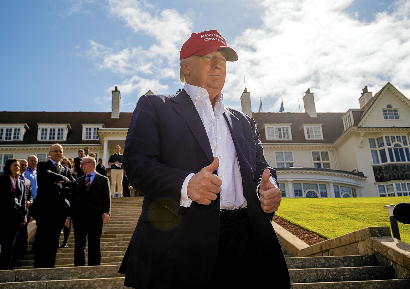 Donald Trump at Turnberry