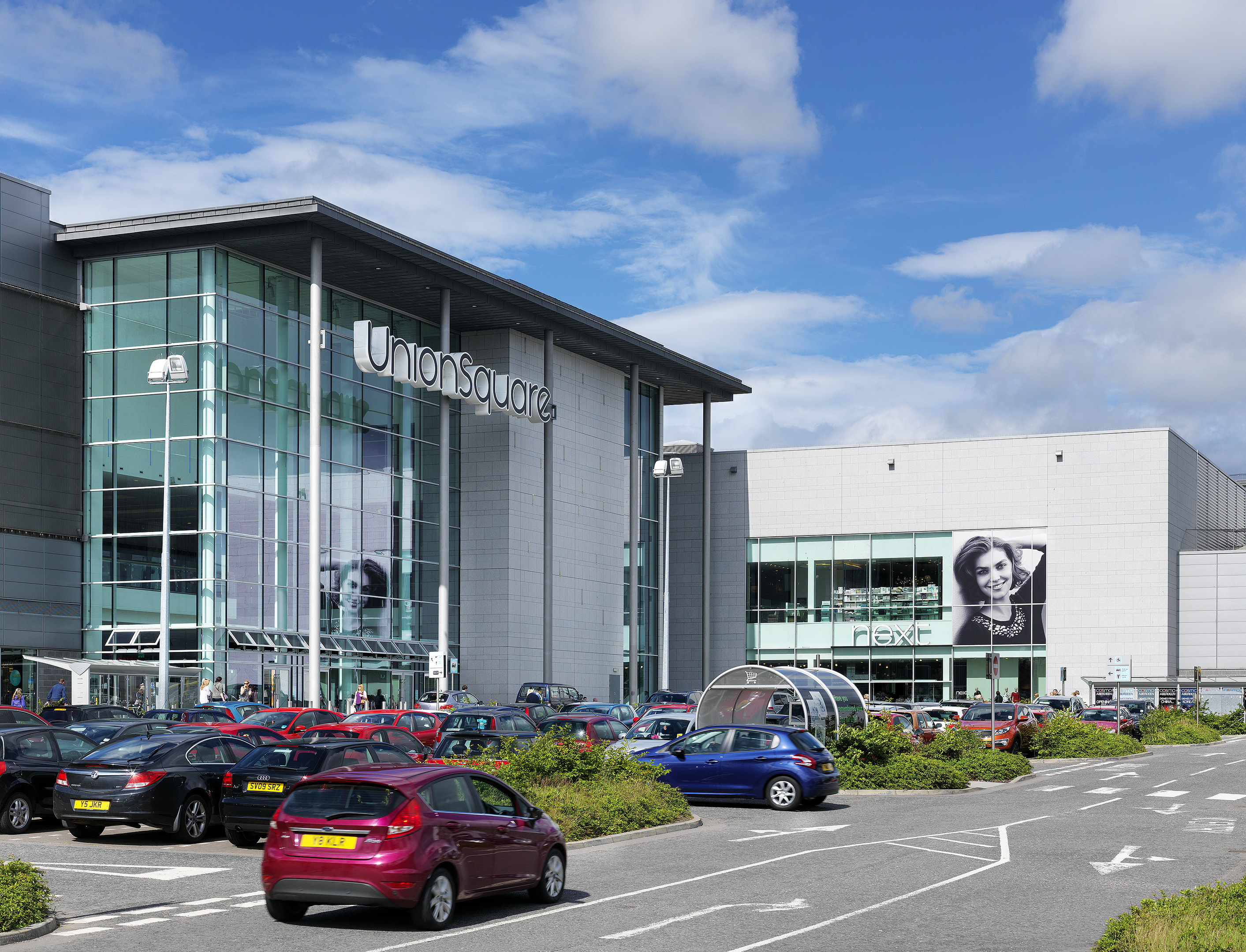 Union Square shopping centre in Aberdeen