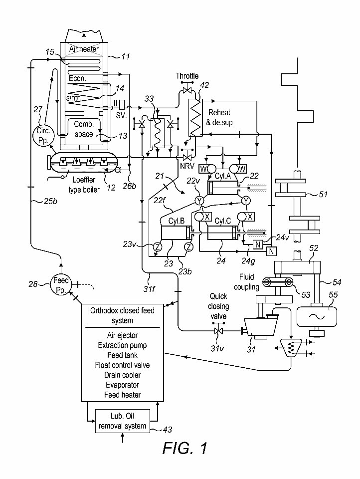 Diagram by William Lang, a retired engineer, who believes he has found a way to save the energy industry millions of pounds