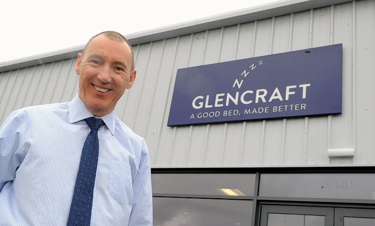 Picture from the new Glencraft Factory on Whitemyers Avenue , Mastrick.
Graham McWilliam the General Manager
Pic by Chris Sumner
Taken 3/4/15