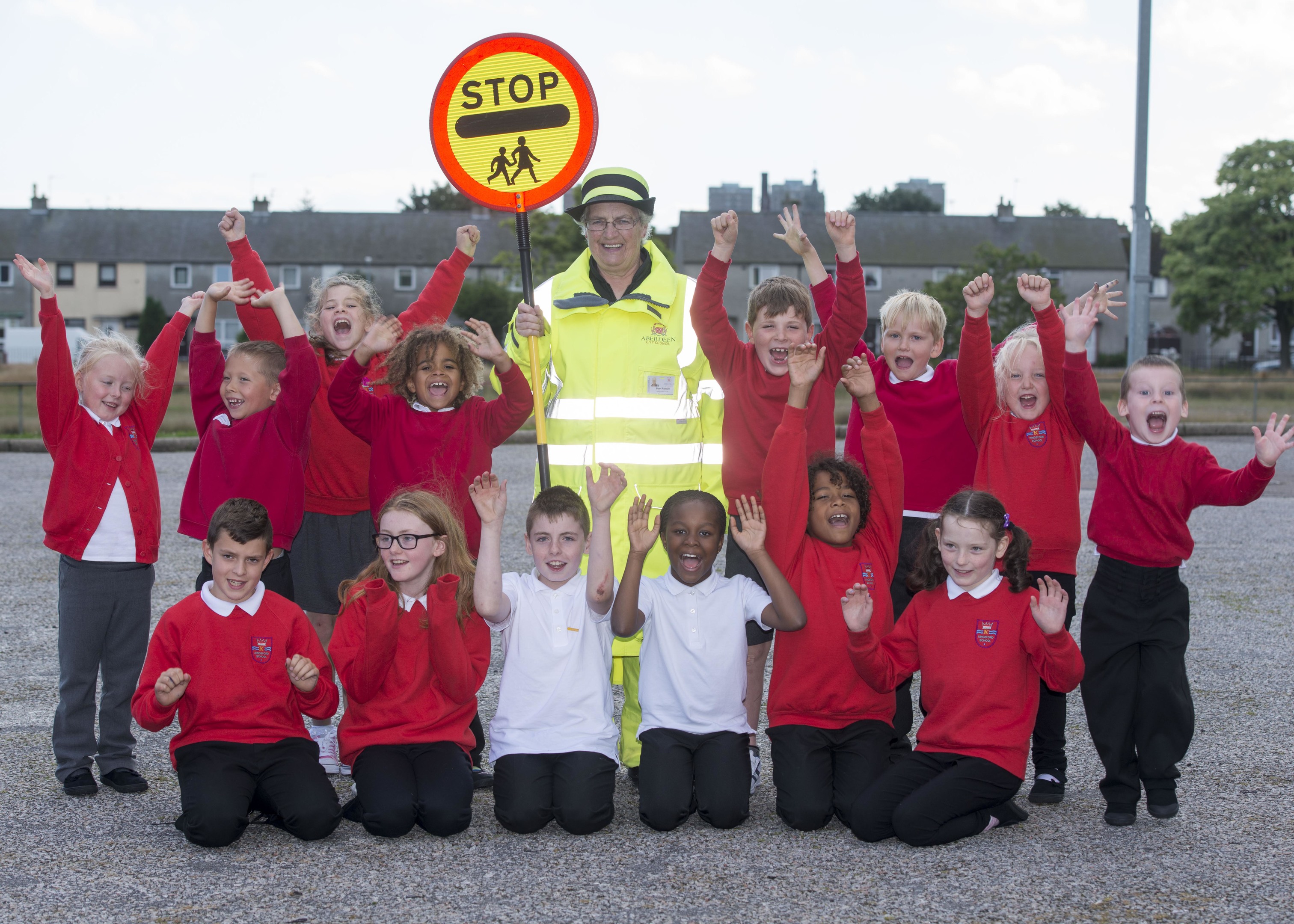Pearl Rendall has been a lollipop lady in Aberdeen for more than 35 years