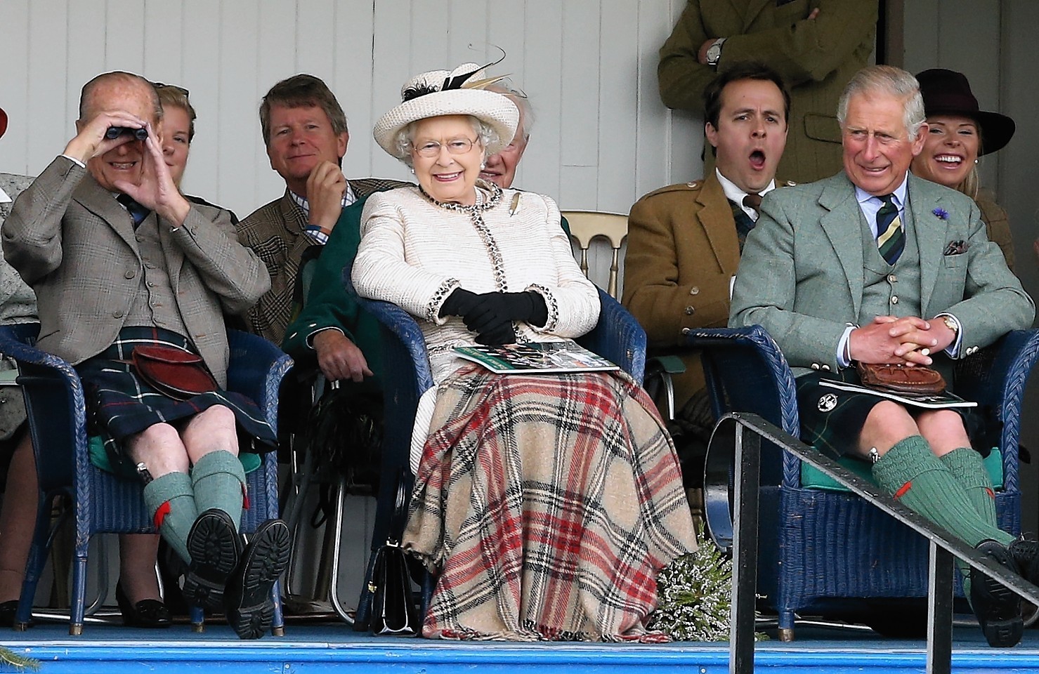 The Royal Family at last year's gathering