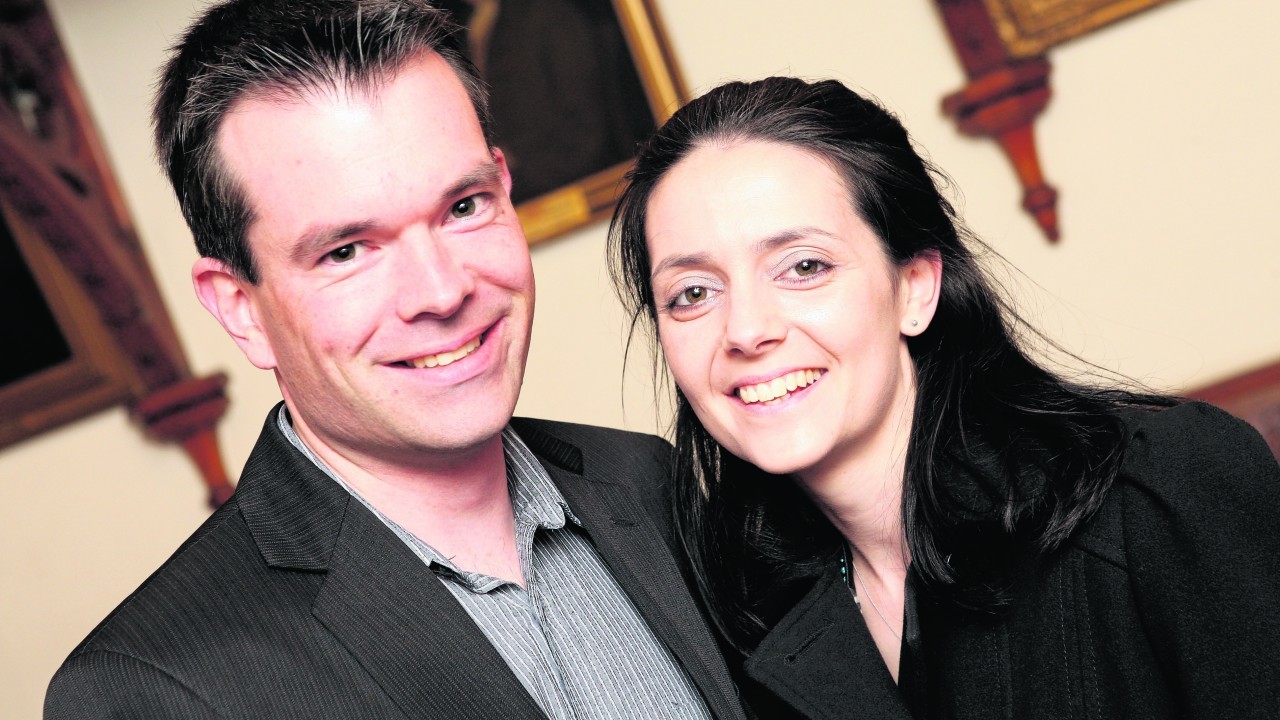 Andrew Callanan and his wife Alison