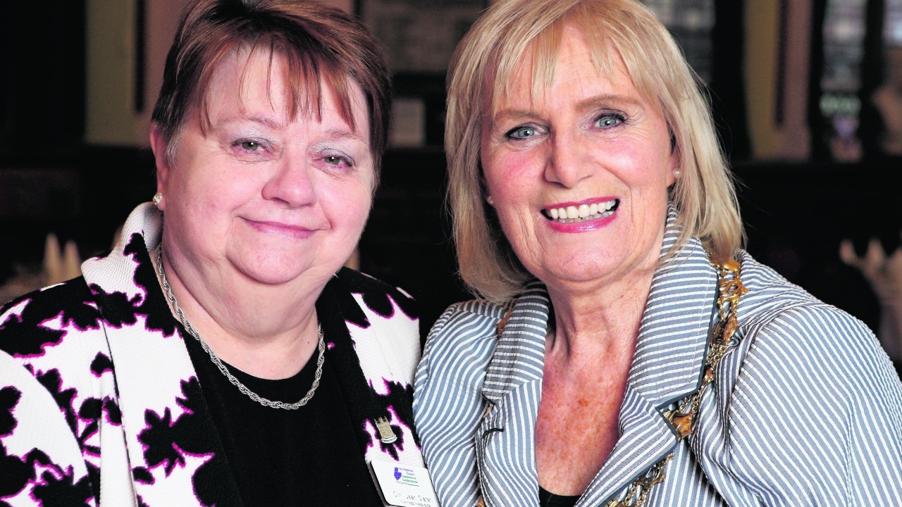 Councillor Jean Slater and Provost Helen Carmichael