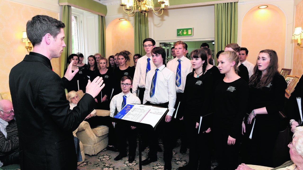 National Youth Choir of Scotland perform at Hawkhill House 30th Birthday Jazz Event