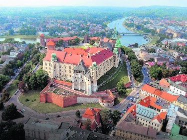 The stunning Wawel area
