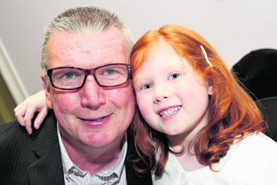Neil Anderson with his grand-daughter Alissa MacDonald