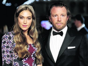 Ritchie with new wife Jacqui Ainsley