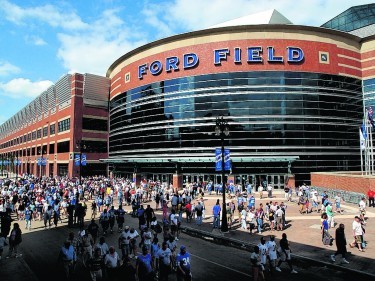  Ford Field, home of the Detroit Lions