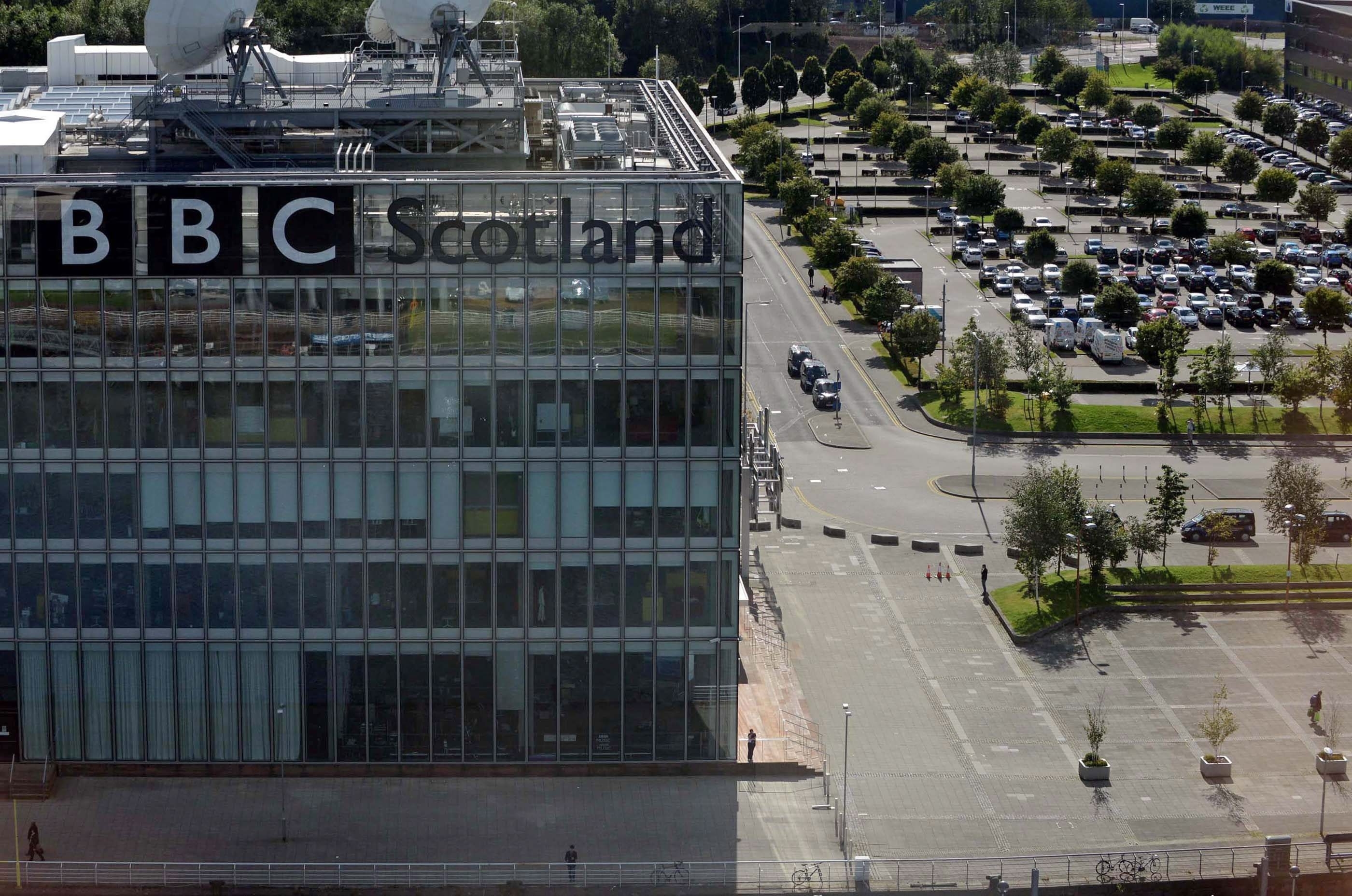 September 2015: Things looking a little quieter at the BBC headquarters on the banks of the River Clyde. 