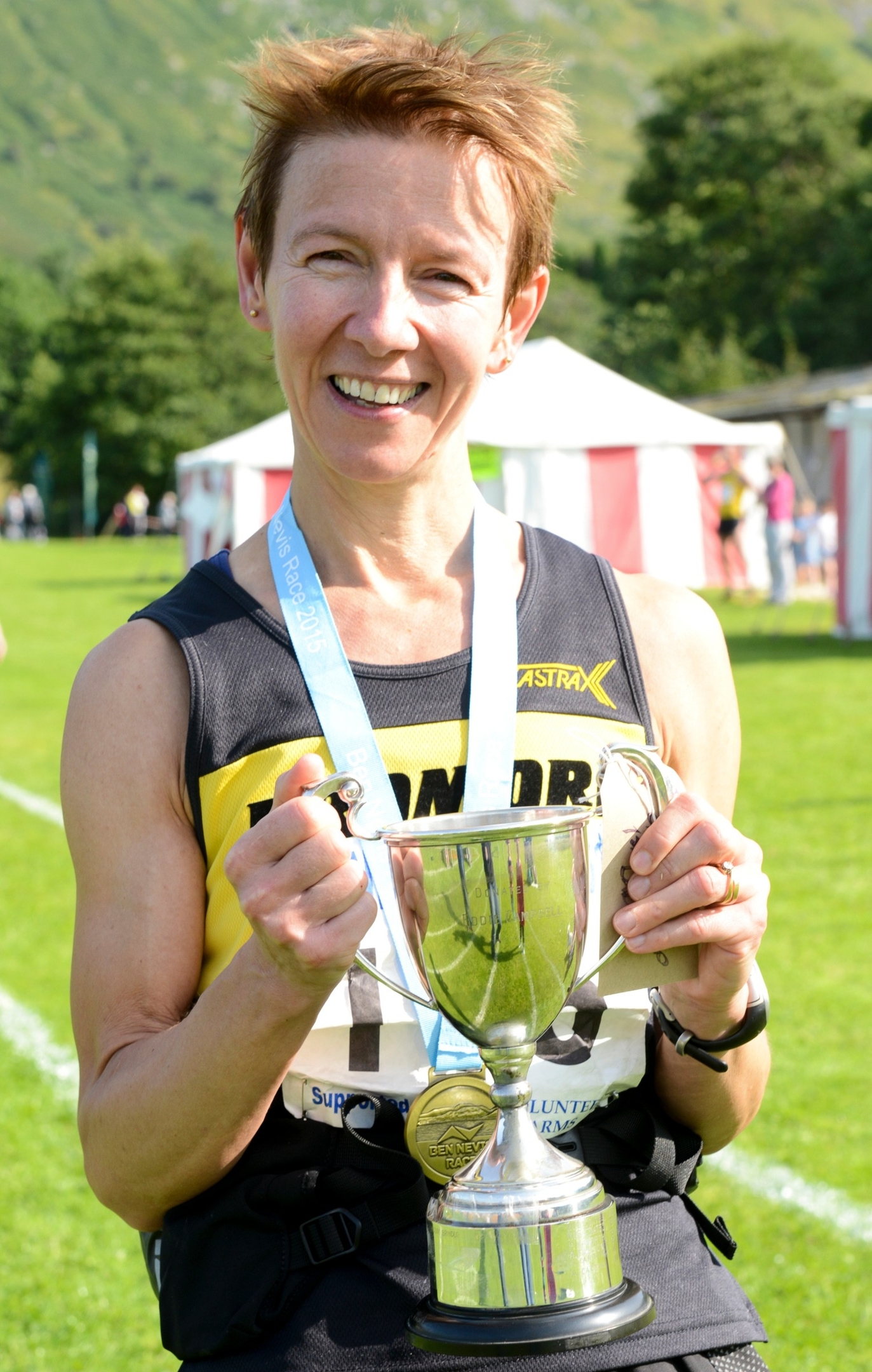 Diane Wilson of Dromore a.c  County Down is 2015 Womans winner of the Ben Nevis Race