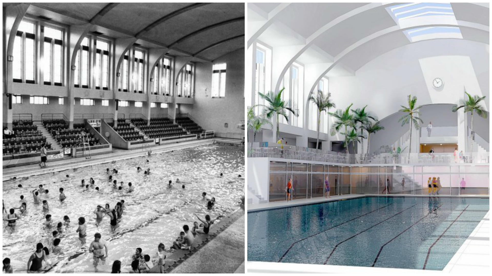 A group of volunteers have a series of plans to restore Bon Accord Baths to their former glory