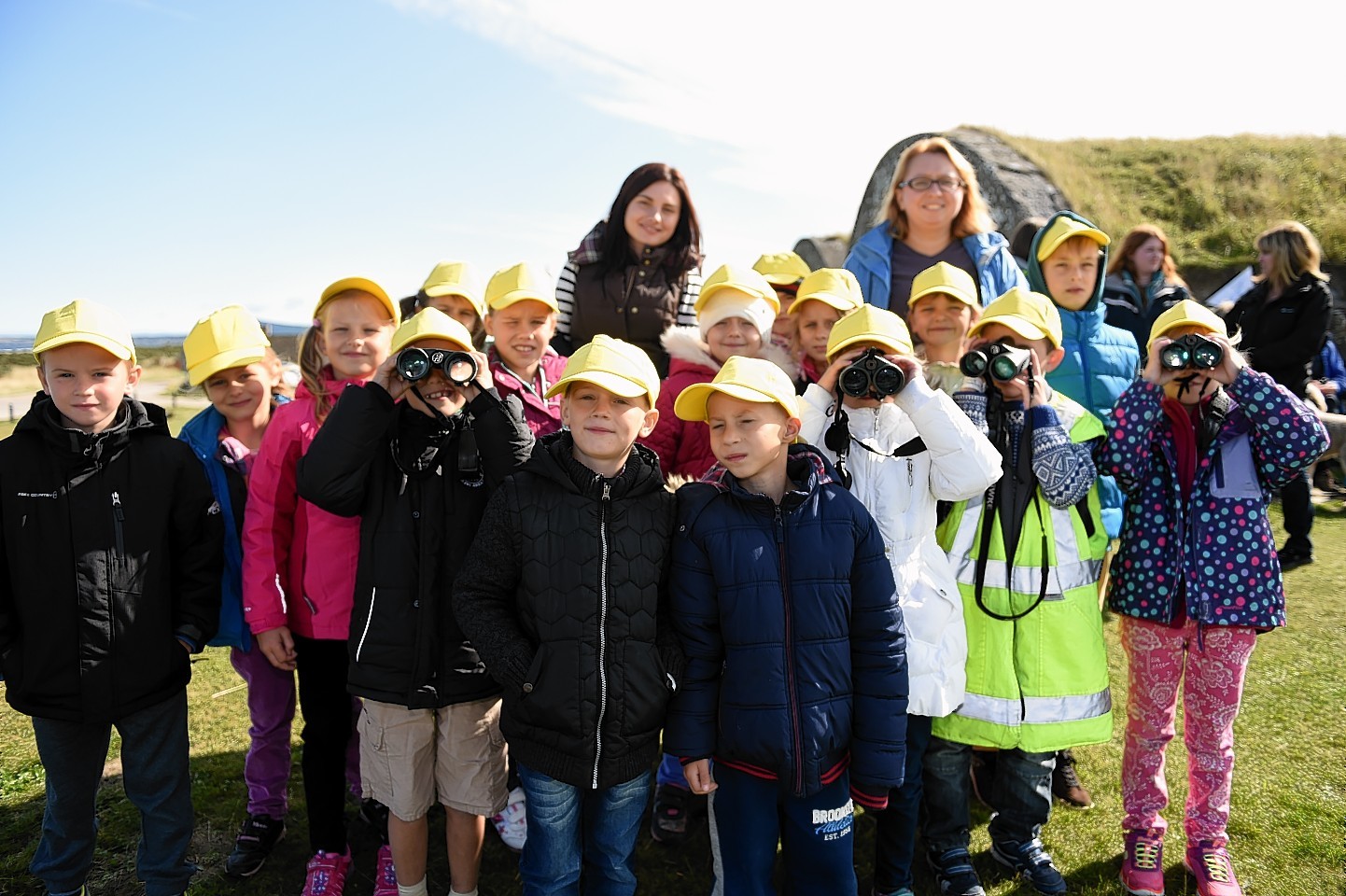 Children from Chernobyl visit Moray. Picture by Gordon Lennox