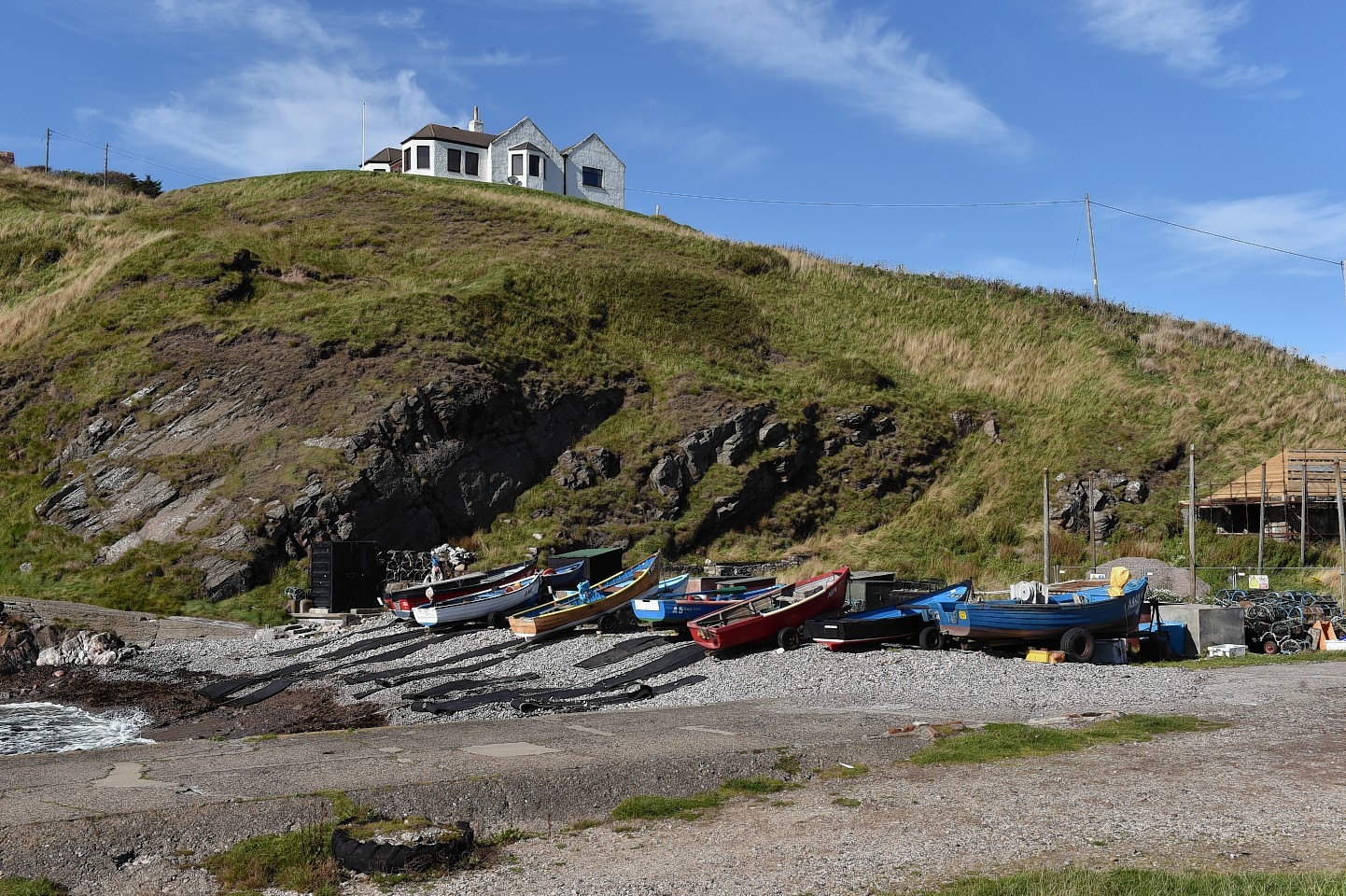 FIshing boats at Cove