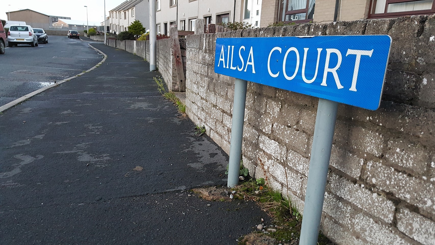 The 58-year-old was found on Ailsa Court