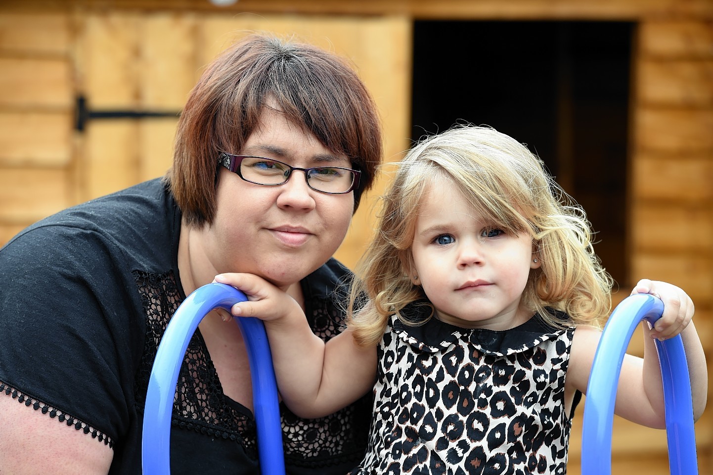 Leanne Christie from Buckie with her daughter Zahra. Picture by Kevin Emslie