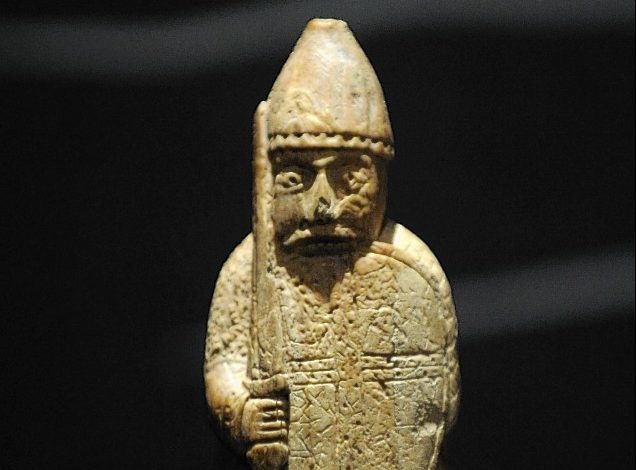 One of the Lewis Chessmen pieces