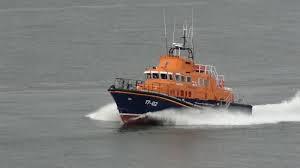 The lifeboat was called out to help the stricken vessel