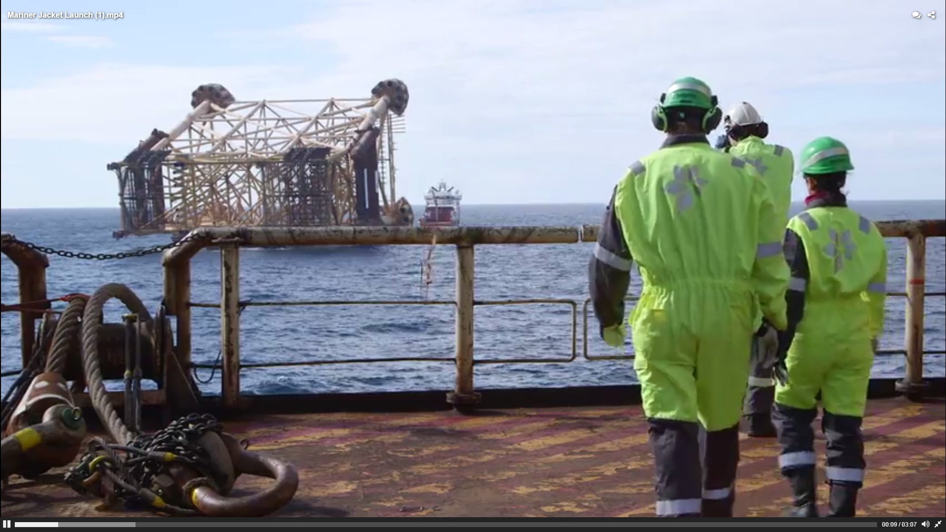 VIDEO: How to install a 19,300 tonne jacket onto the North Sea’s seabed