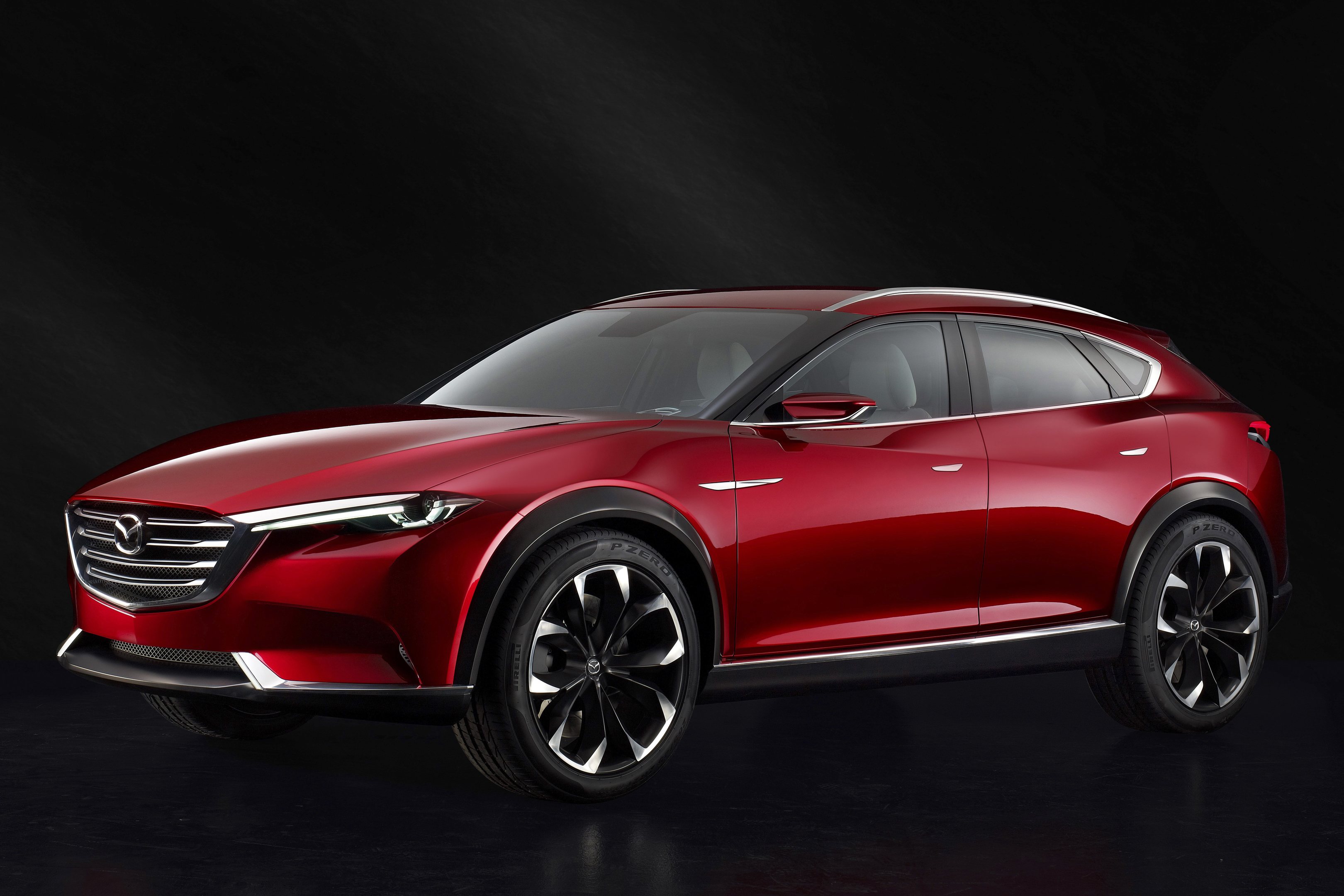 The new Mazda Koeru concept is unveiled to the world