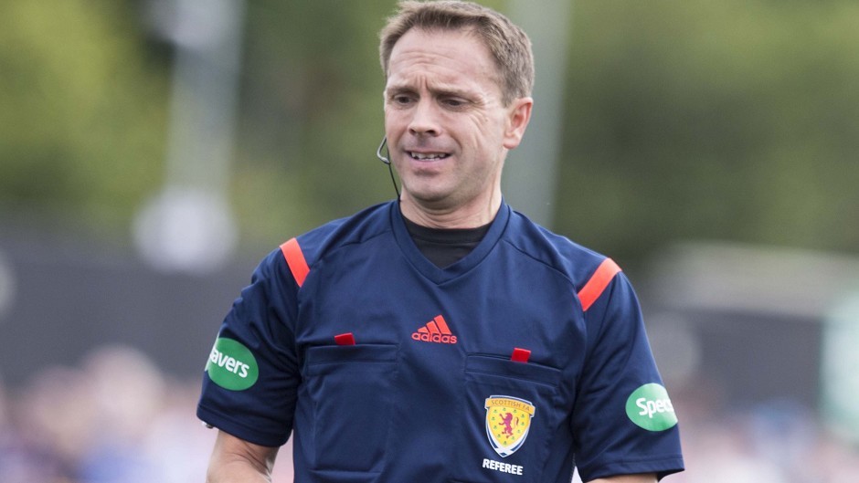 Scottish FA head of referee operations Crawford Allan